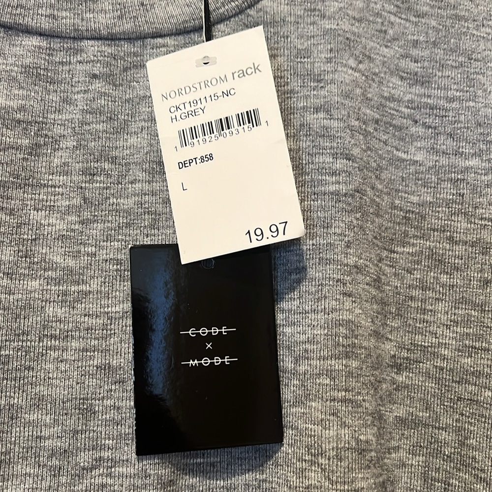 code x mode gray top - Picture 3 of 4